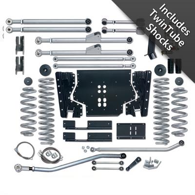 Rubicon Express 3.5" Extreme-Duty Long Arm Lift Kit with Rear Track Bar with Twin Tube Shocks - RE7203T